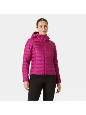 Helly Hansen Verglas Hooded Down 2.0 Kadın Mont Fuşya Renkli Rüzgar Geçirmez Yapı ile Outdoor Kullanım