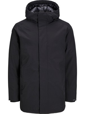 Jack & Jones Erkek Rüzgara Dayanikli Kapüsonlu Parka - Keen