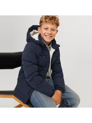 Jack & Jones Çocuk Rüzgara Dayanikli Kapüsonlu Puffer Mont - Otto