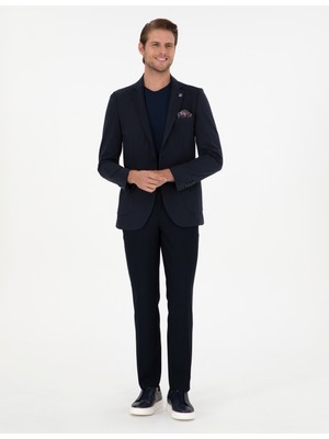 Pierre Cardin Erkek Lacivert Slim Fit Kumaş Pantolon 50296135-VR033