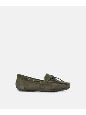 İpekyol Pelüş garnili fiyonklu loafer IW6240030024022