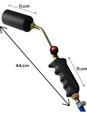 Nurgaz Ayarlı Büyük Pürmüz Şaloma Soba Mangal İzolasyon Küçük Tüp Dar Çember Tüpe Uyumlu