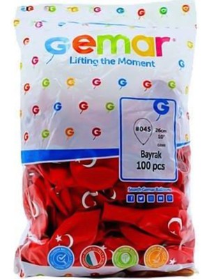 GD-90-045 Bayrak Balon 100 Adet -Dinamik Oyuncak