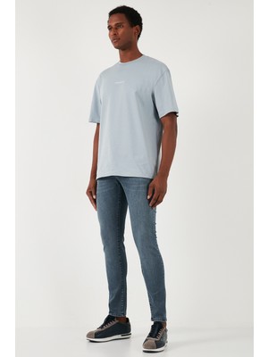 Buratti Streç Pamuklu Slim Fit Normal Bel Dar Paça Jeans Erkek Kot Pantolon 1120S02NAPOLI