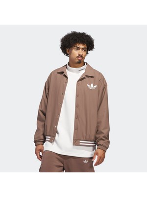 Adidas Coach Kahverengi Ceket (IY7371)