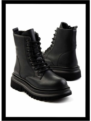 Bambi Siyah   Kadın Bot & Bootie K02590030609