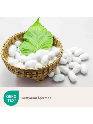 Beyaz RENKLI 100% Ipek Yastık Kılıfı ( 50 cm 70 Cm)