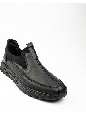 Babalı 250 Restfull Siyah Deri Erkek Günlük Ayakkabı