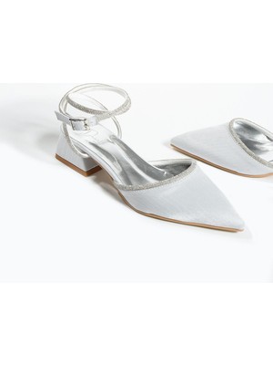 Duxal Shoes Bilekten Bağlamalı Topuklu Ayakkabı- Babet Emily