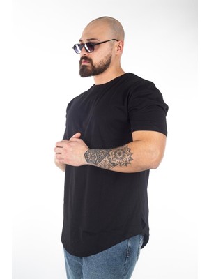 Slim Fit Oval Kesim T-Shirt