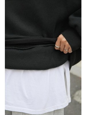 Oksit Back Sırt Baskılı Unisex Sweatshirt