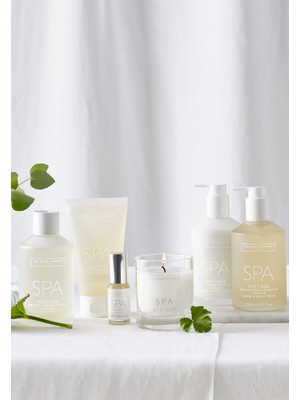 The White Company Spa Restore Mum - Sardunya, Okaliptüs ve Nane ile Yatıştırıcı ve Canlandırıcı Kokular