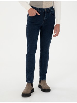 Pierre Cardin Erkek Mavi Slim Fit Jean Pantolon 50296161-VR036