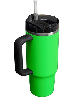 Cooker YK-1462 Yeşil 900ML Çift Katmanlı Paslanmaz Çelik Termos,pipetli Kapak, Ergonomik Sap, Şık Tasarım Termos