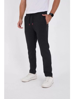 Unisex Üç Iplik Basic Eşofman Pantolon - Antrasit