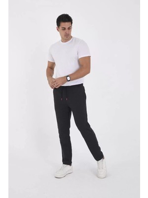 Unisex Üç Iplik Basic Eşofman Pantolon - Antrasit