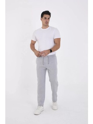 Unisex Üç Iplik Basic Eşofman Pantolon - Gri