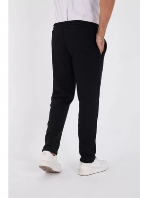 Unisex Üç Iplik Basic Eşofman Pantolon - Siyah