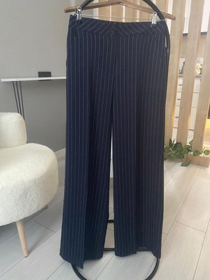 Çizgili Palazzo Pantolon