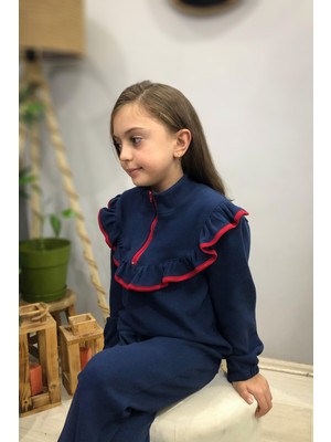 Pisi Pisi Kids Wear Premium Kalite Pamuklu Kız Çocuk Ispanyol Alt Üst Takım