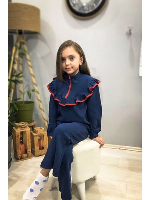 Pisi Pisi Kids Wear Premium Kalite Pamuklu Kız Çocuk Ispanyol Alt Üst Takım