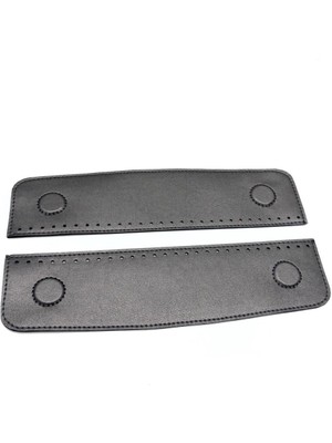 Angel Çanta Aksesuar Gri Suni Derili Çift Gizli  Mıknatıs