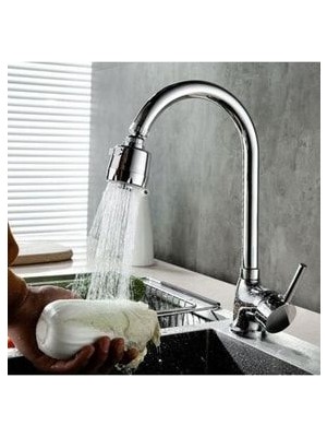 Kca Oynar Başlıklı 2 Fonksiyonlu Lüx Mutfak Eviye Bataryası Musluğu Çeşmesi