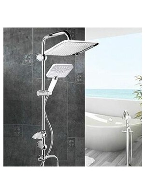 Kca Beyaz Krom Lüx Robot Duş Seti Kolay Kurulum Garantili