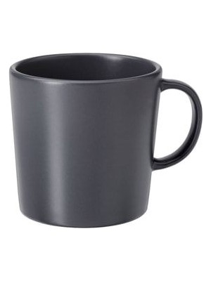 IKEA Kupa Bardak Dinera Gri 30CL