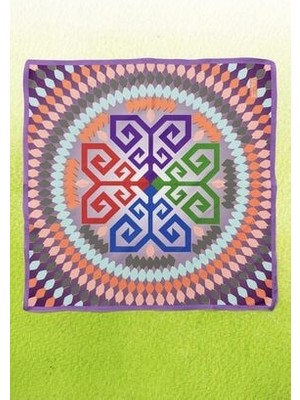 Enteka Design Kilim Tasarım Desenli Bandana Fular