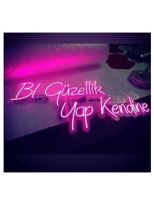 Genel Markalar LED Neon Yazı Bi Güzellik Yap Kendine