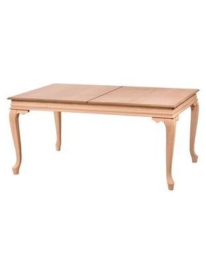 Mkd - Msa 207 / 170 cm Lükens Sabit Yemek Masası Cilasız Ham Ahşap