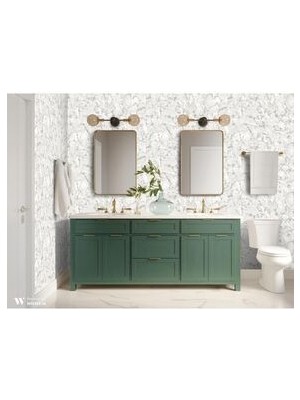 Adawall Roka 23103-1 Damarlı Beyaz Sedefli Duvar Kağıdı 16,5 M2