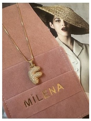Milena Istanbul Harf Kolye F