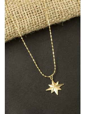 Bijuteri Net Yıldız Lüks Çelik Kolye