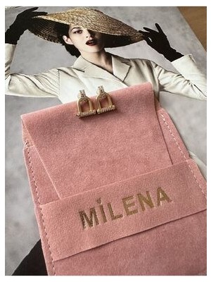 Milena Istanbul Mini Baget Taşlı Küpe