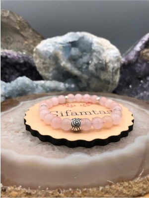 Nelleovana Pembe Kuvars Bileklik