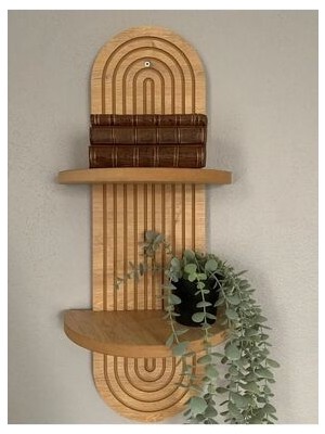 Dekoratif Duvar Rafı