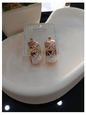 Xuping Jewelry Pembe Xupıng Halka Küpe