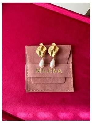 Milena Istanbul Inci Uçlu Tasarım Küpe
