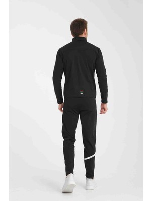 Lacoste Basıc Siyah Slim Fit DAR KALIP Erkek Eşofman Takımı