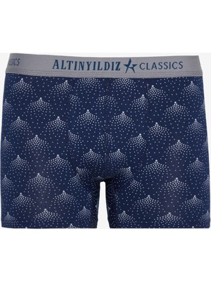 Altınyıldız Classics Standart Fit Modal Pamuk Desenli Esnek 2'li Boxer Paketi