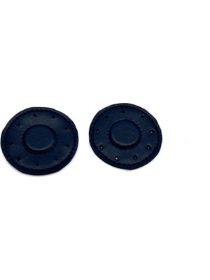 Angel Çanta Aksesuar Lacivert Suni Derili Yuvarlak  Gizli  Mıknatıs