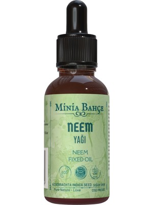 Minia Bahçe Neem (Tesbih Ağacı) Yağı, 30ML %100 Saf