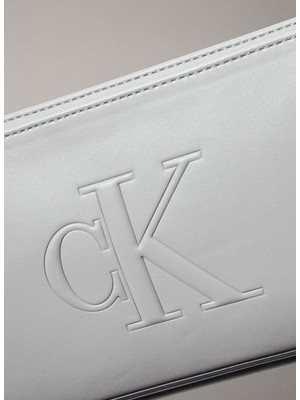 Calvin Klein Açık Gri 25X13X4 cm Kadın Omuz Çantası K60K612725PFF