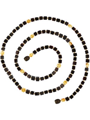 Gumush Yetişkin Damla Kehribar Kolye