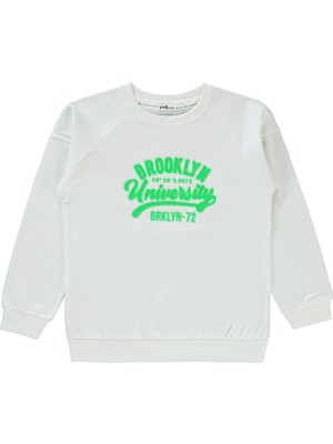 Civil Girls Civil Boys Erkek Çocuk Sweatshirt 10-13 Yaş Ekru