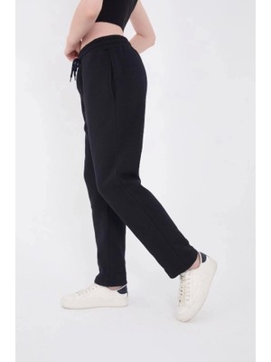 Defy Moda Unisex Üç Iplik Basic Eşofman Pantolon - Lacivert