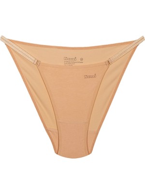 Kom Desensiz Koton Modal Kadın Slip Külot Basic Tanga 2'li