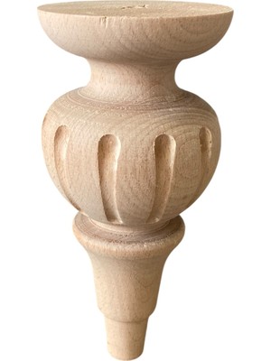 Hizmet Ahşap  Ahşap Ayak 8X8X15 Masa Ayağı Sehpa Ayağı Dolap Ayağı - Masa Ayakları - Tek Ebat